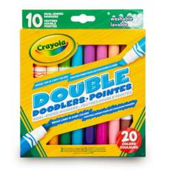 Markery dwustronne zmywalne 10/20 Doodlers 8311 Crayola (256347.01) - 1