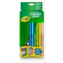 Markery zmywalne 10 szt Dynamic Duos CRAYOLA (256285.012) - 1