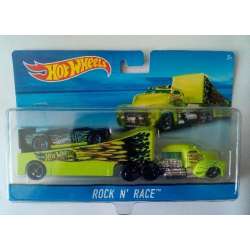 Hot Wheels Ciążarówka + Autko Rock n' Race (BDW51) - 1