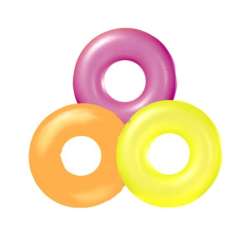 KOŁO PLAŻOWE NEONOWE 91cm (59262) - 2