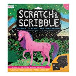 Zdrapywanki Scratch & Scribble Magiczne jednorożce - 1
