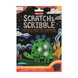 Zdrapywanki Mini Scratch & Scribble Dinozaury