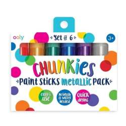Farby w kredce Chunkies Paint Sticks Metallic 6szt