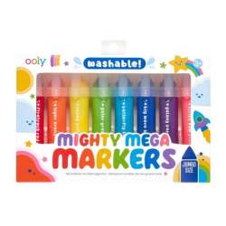 Flamastry zmywalne Mighty Mega 8 kolorów - 1