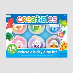 Lekkolina Creatibles Air Dry Clay Kit 24 kolory - 1