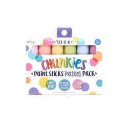 Farba w kredce Chunkies Paint Sticks pastel 6szt. - 1