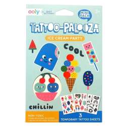 Tatuaże zmywalne mini Tattoo Palooza - Lody - 1