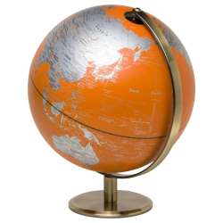 Globus podświetlany - Orange Globe Light 25cm - 1