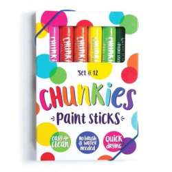 Farby w kredce Chunkies Paint Sticks 12 sztuk - 1