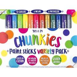 Farby w kredce Chunkies Paint Sticks 24 sztuki - 1