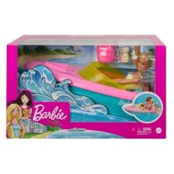 Barbie lalka + motorówka - 1