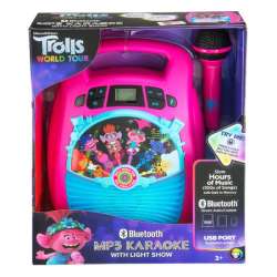 Zestaw do karaoke z mikrofonem, MP3, Bluetooth + efekty świetlne Trolls 2 eKids (TR-553) - 1