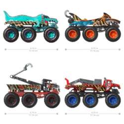 Hot Wheels Monster Trucks ciężarówka mix (4szt) - 1