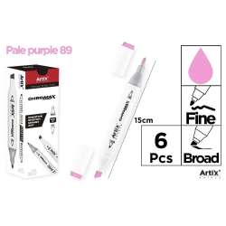 Marker Chromax z 2 końcówk. pale purple 89 (6szt) - 1
