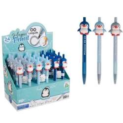 Ołówek wieczny Magic Pencil Pingwiny (24szt)