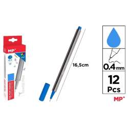 Cienkopis 0.4mm niebieski (12szt) - 1