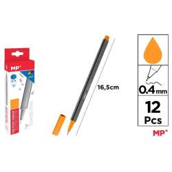 Cienkopis 0.4mm pomarańczowy (12szt) - 1