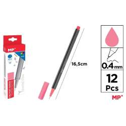 Cienkopis 0.4mm różowy (12szt) - 1