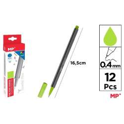 Cienkopis 0.4mm jasnozielony (12szt) - 1