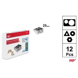 Temperówka z podwójnym otworem (12szt)