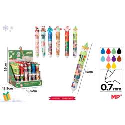 Długopis wielokolorowy Fantasy 10w1 święta (30szt)