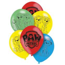 6 Balonów lateksowych Psi Patrol PAW PATROL 2022 27,5cm / 11" 6szt (9914242)