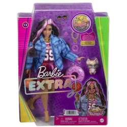 PROMO Barbie Lalka EXTRA MODA + akcesoria 13 HDJ46 GRN27 MATTEL (GRN27 HDJ46)