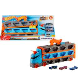 Hot Wheels Wyścigowy transporter 2w1 Speedway hauler MATTEL (HGH33) - 1