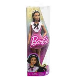 Barbie Fashionistas lalka w różowej kraciastej sukience (GXP-870380) - 1