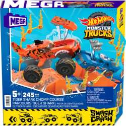 PROMO MEGA BLOKS Hot Wheels MT Tiger Shark Kaskaderski skok Zestaw klocków 245el MATTEL (HKF88)