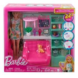 Barbie Relaks w kafejce Zestaw + lalka p3 MATTEL (HKT94) - 1