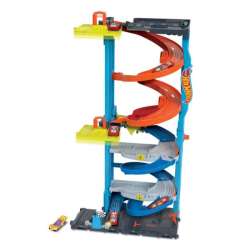 Hot Wheels City Wyścigowa wieża z transformacją Zestaw do zabawy MATTEL (HKX43) - 1