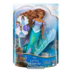 DISNEY Lalka Mała Syrenka Arielka Magiczna Przemiana MATTEL (HLX13) - 1