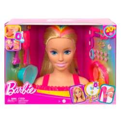 Barbie Głowa do stylizacji neonowa tęcza blond włosy (GXP-865943) - 1