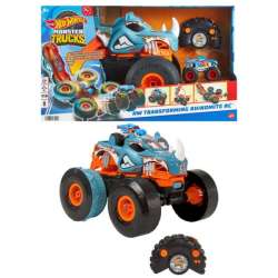 Hot Wheels Monster Truck Pojazd zdalnie sterowany 1:12 Rhinomite Mega Transformacja p1 MATTEL (HPK27) - 1
