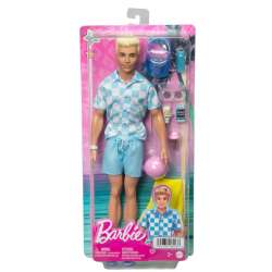 Lalka Barbie Ken na plaży + akcesoria MATTEL (HPL74) - 1