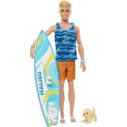 Barbie Lalka Ken Surfer i akcesoria p6 MATTEL (HPT50) - 1