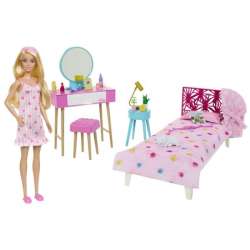 Barbie Sypialnia Barbie Zestaw + lalka p2 MATTEL (HPT55) - 1