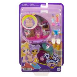 Polly Pocket Zestaw kompaktowy 2 lalki + akcesoria MATTEL (HRD37)