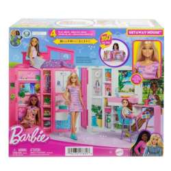 PROMO Barbie Przytulny domek + Lalka zestaw p2 MATTEL (HRJ77) - 1