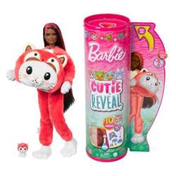 Barbie Lalka Cutie Reveal Kotek-Panda czerwona HRK23 MATTEL (HRK22 HRK23) - 1