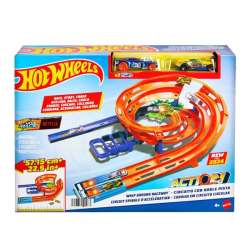 Hot Wheels Tor samochodowy Zakręcona pętla + 2 autka MATTEL (HTK17)