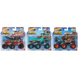 Hot Wheels Monster Trucks Big Rigs ciężarówka 6-kołowa 1:64 MATTEL mix cena za 1 szt (HWN86) - 1