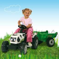 SMOBY TRAKTOR KRÓWKA Z OTWIERANĄ KLAPĄ 33352 (76000033352) - 2