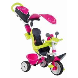 Rowerek trójkołowy Baby Driver komfort różowy SMOBY (7600741201) - 1