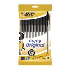Długopis Cristal Original pouch czarny 10 szt BIC