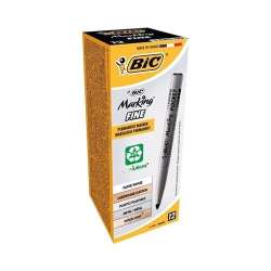 Marker Fine Pocket ECOlutions czarny (12szt) BIC - 1