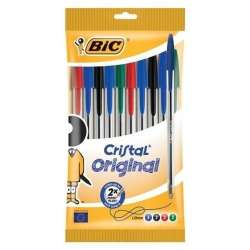 Długopis Cristal Original pouch 10szt mix BIC - 1
