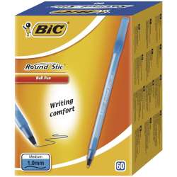 Długopis Round Stic niebieski (60szt) BIC (BONUS 1D31 893212) - 1
