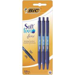 Długopis Soft Feel niebieski bls 3szt BIC